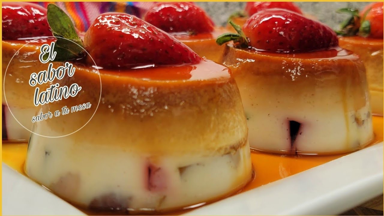 🔴 GELAFLANES  Individuales | Sin Horno | Gelatina + Flan ✅ 💞