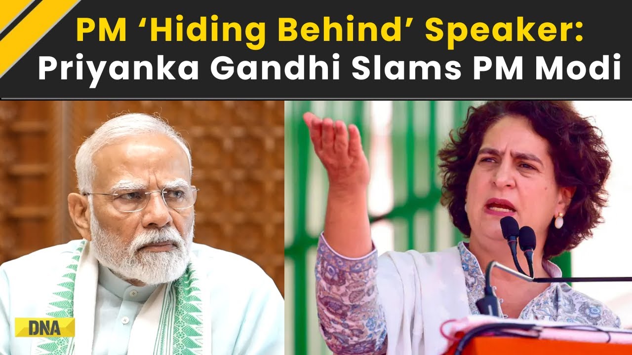 PM Modi News: Priyanka Gandhi Attacks PM Modi Over Parliament Absence