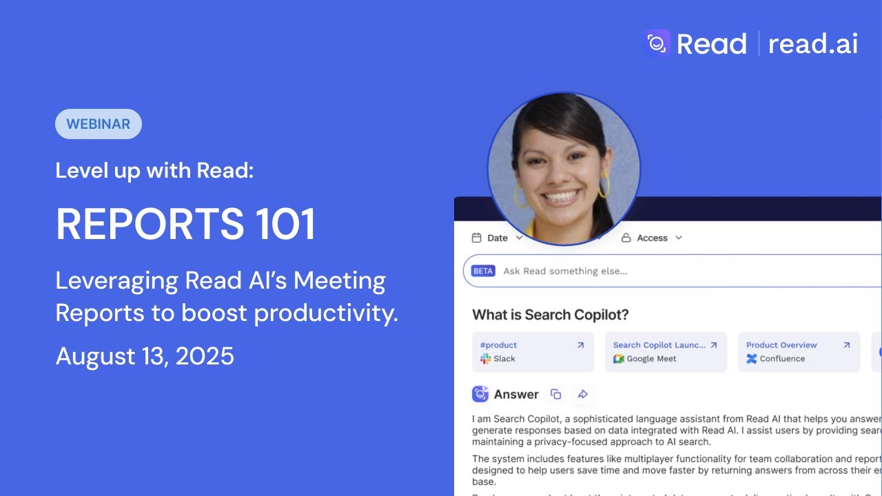 Level Up with Read: Reports 101 Webinar Recording