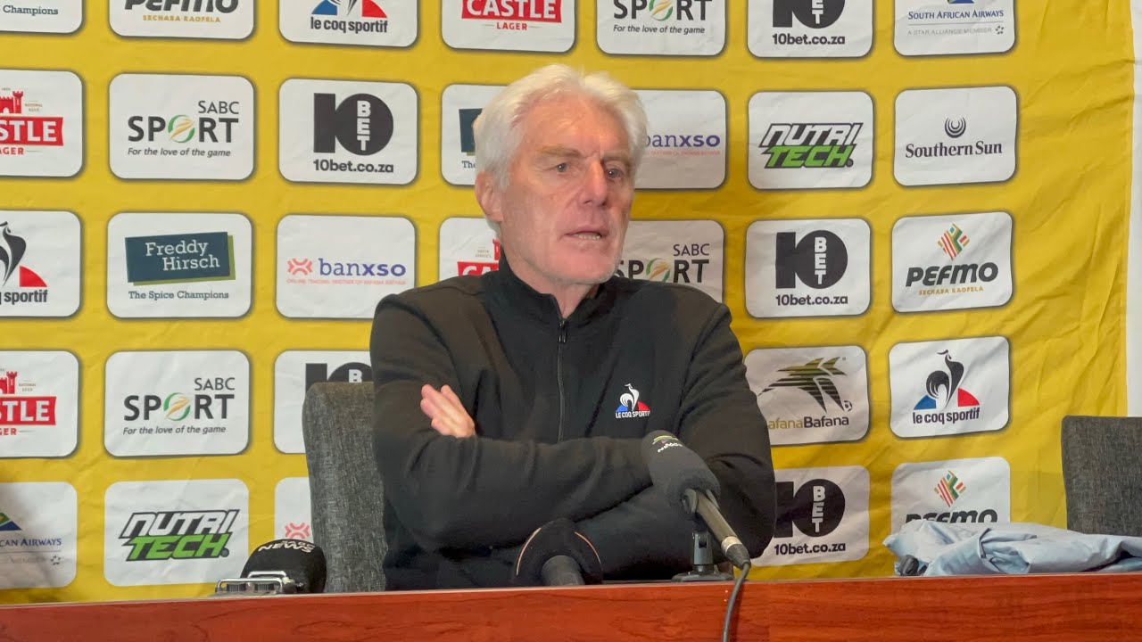 Hugo Broos | “It’s good for Mbokazi to have Sibisi in the team” | Bafana Press Conference