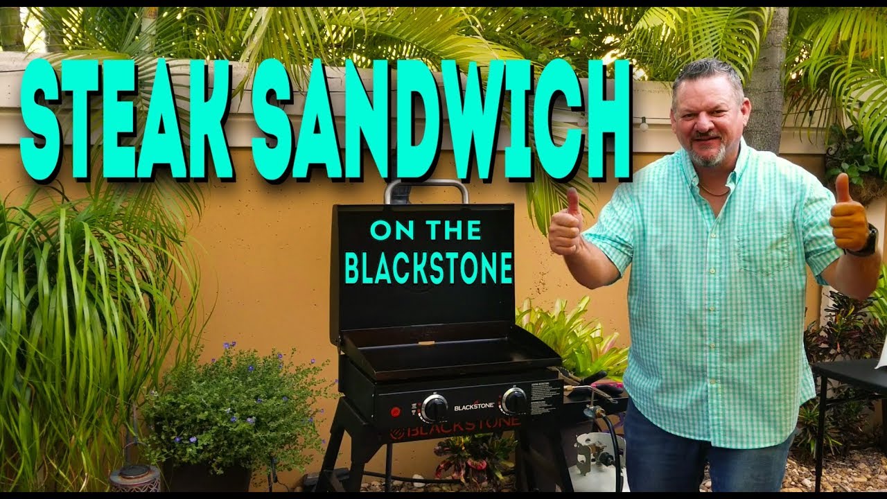 Steak Sandwich on the Blackstone 22" Griddle | COOKING WITH BIG CAT 305