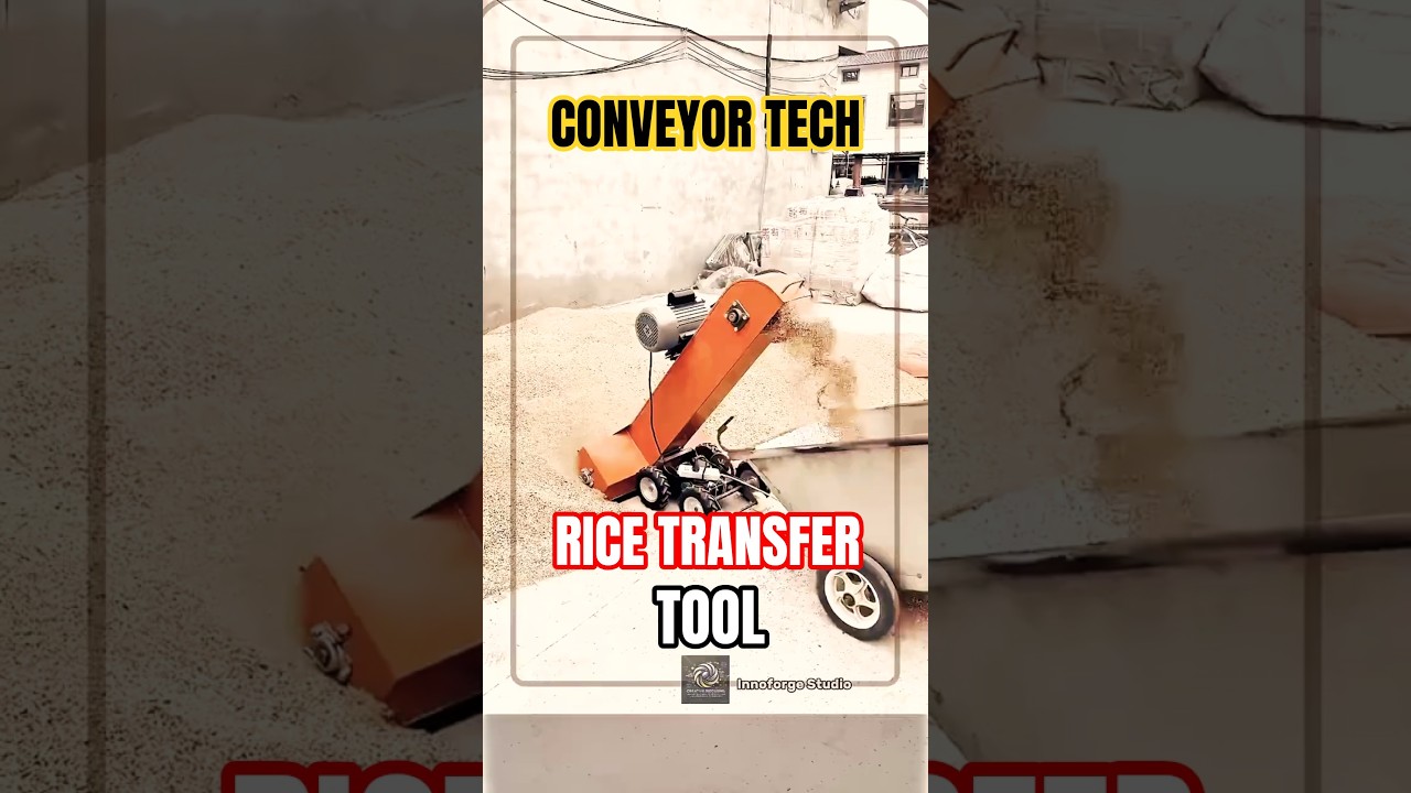 Mini Grain Conveyor Technology for Fast Rice Transfer Tool