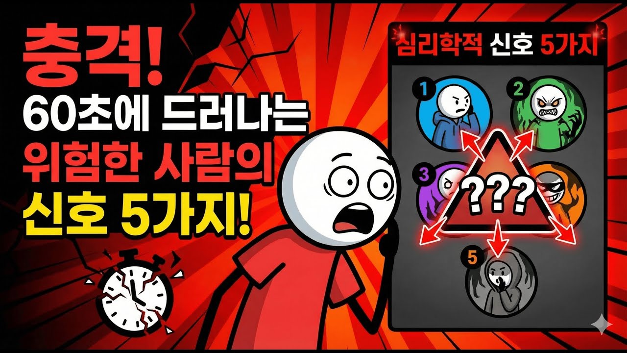 당신 주변의 위험한 사람, 어떻게 구별할까?