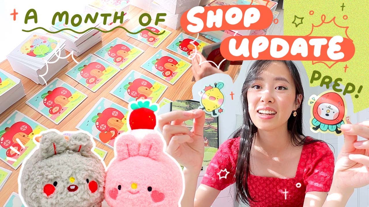 ✸ STUDIO VLOG ✸ Shop Update !!, Plushie Preorders, New Products, Photoshoot, & more!