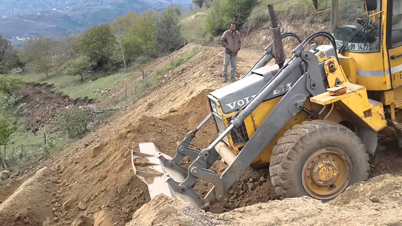VOLVO EL70 CANAVAR İŞ BAŞINDA.. TEMİZLER HAFRİYAT