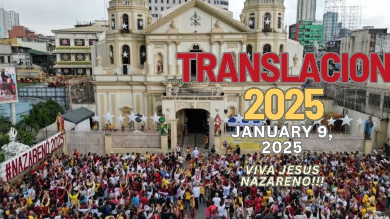 Translacion 2025 | Quiapo Manila (VIVA JESUS NAZARENO!!!)