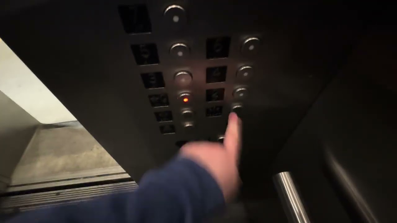 Modded Dover elevators at Wilmington Street Station Parking Garage, Raleigh NC Part 1 (2026)