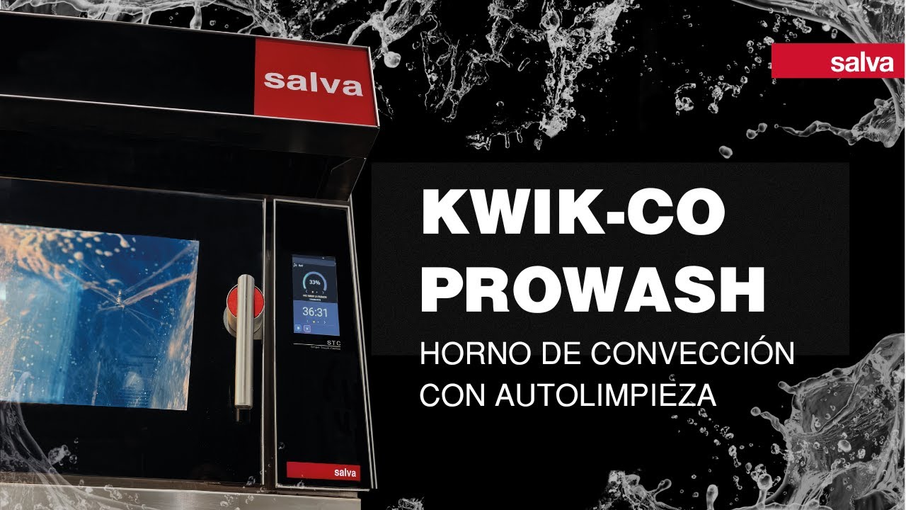 Sistema PRO WASH de auto limpieza para hornos de convección KWIK-CO