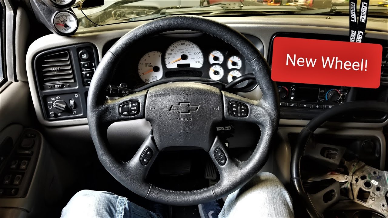 Steering Wheel Upgrade Install Truck & SUV - Silverado Interior Upgrade / Mod