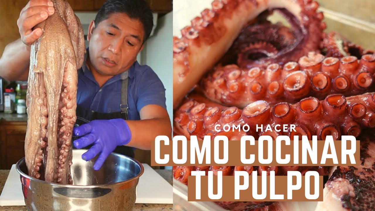 COMO COCINAR EL PULPO DE LA COCINA DE VICTORIANO