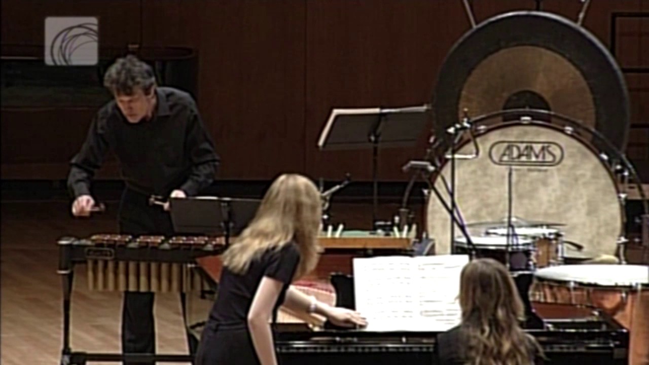 Bela Bartok - Sonata for Two Pianos and Percussion | second movement | Zoltan Kocsis - Ingrid Fliter