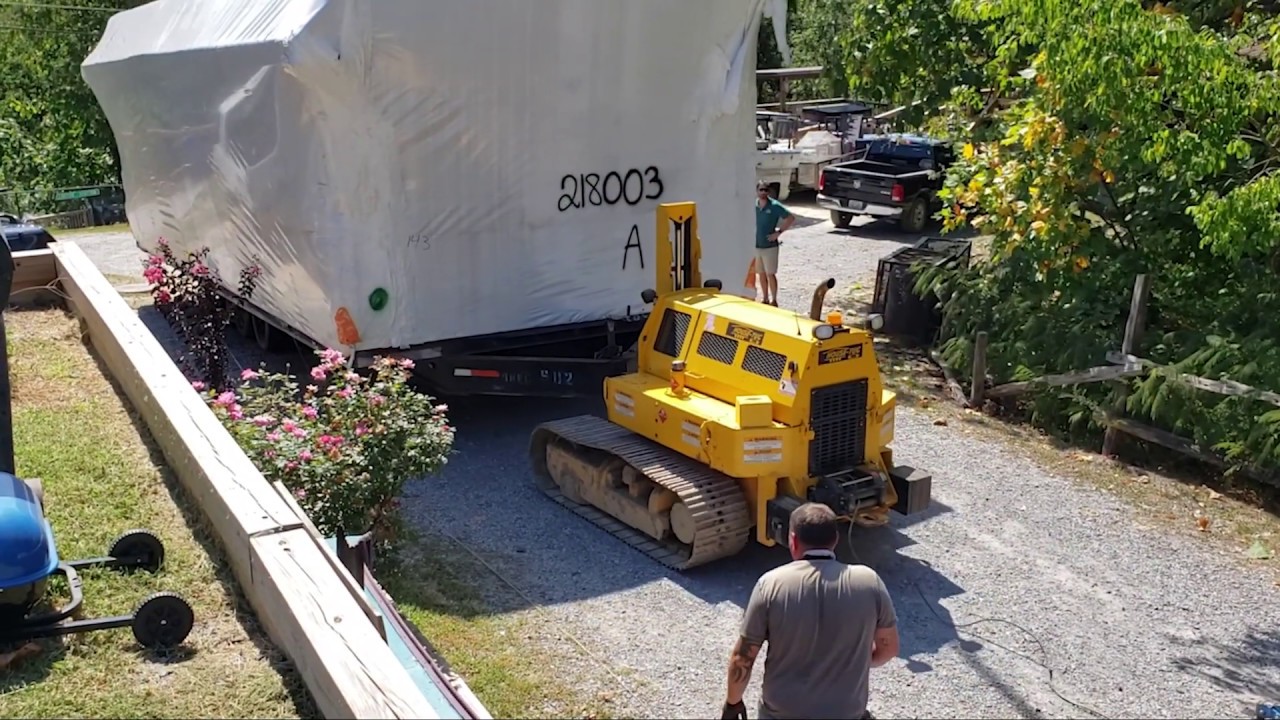 Blue Ridge Log Cabins Modular Log Home Installation Day