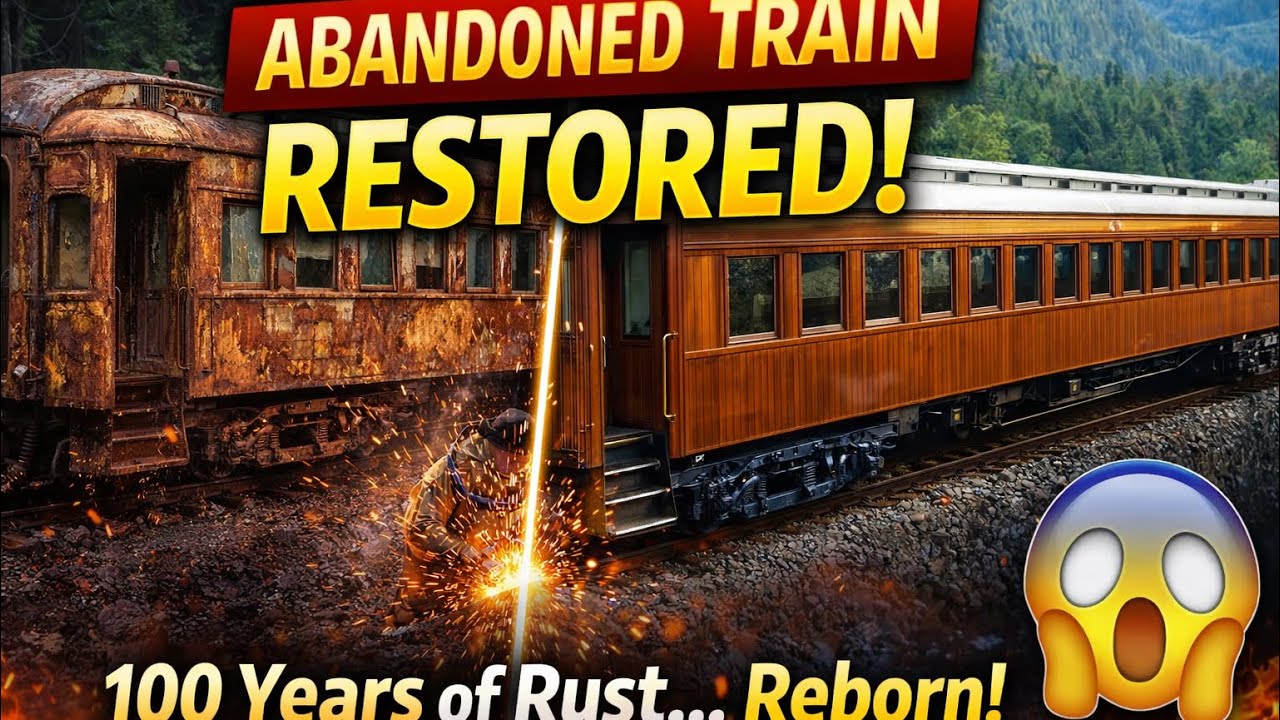100-Year-Old Abandoned Train Restored to Life 