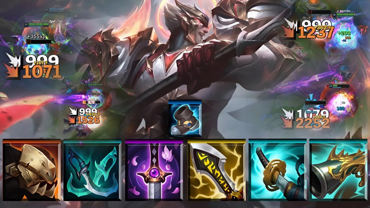 I carried the team with Crit Darius, a 4v5 game