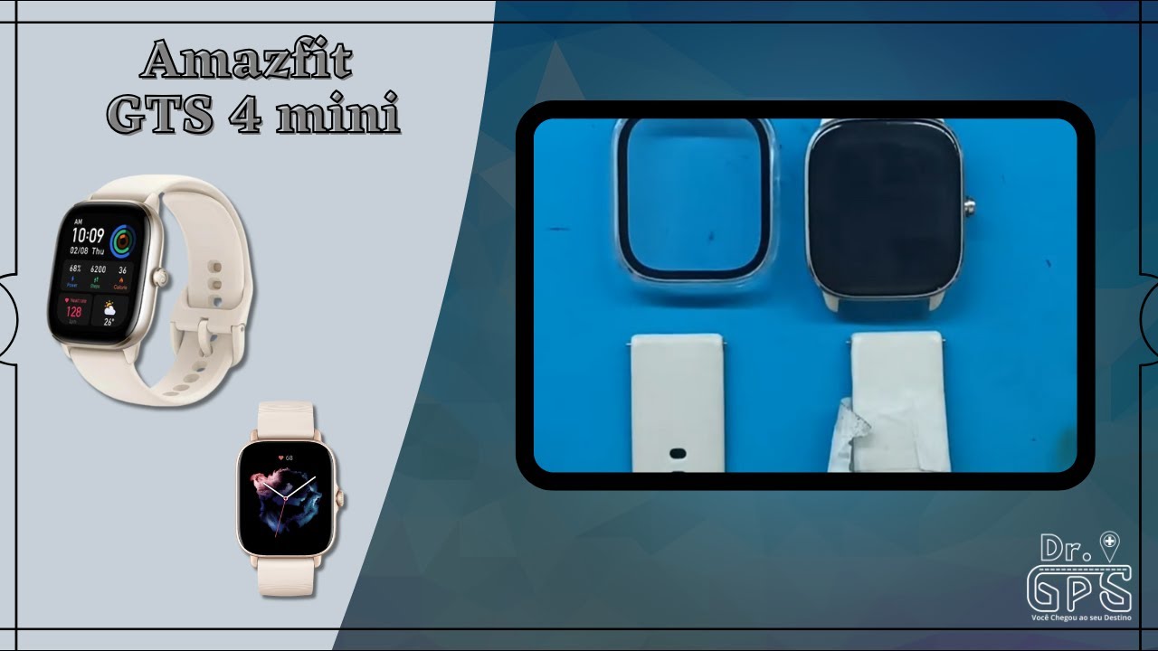 Reparo no Botão Amazfit Gts 4 Mini (Doutor GPS)