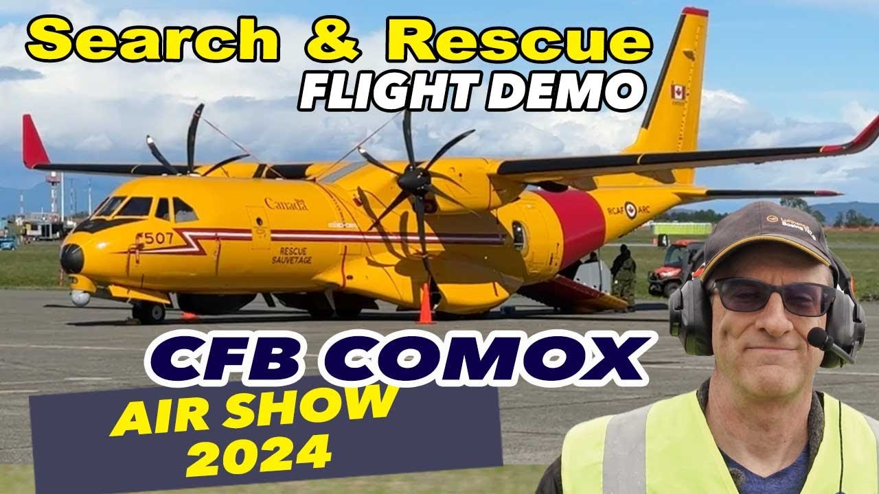 Rescue Demo RCAF Cormorant Kingfisher DHC-6 | CFB Comox Airshow 2024
