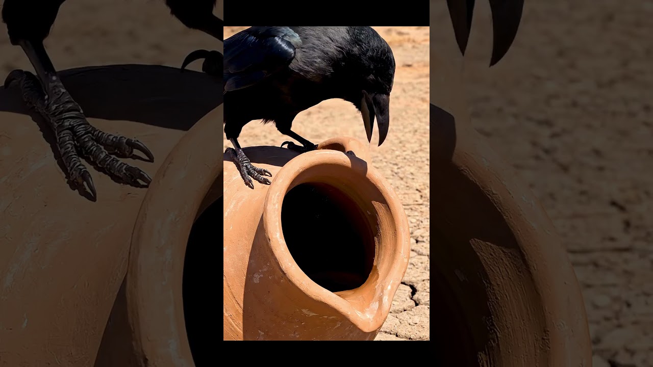 A Clever Bird, and a Genius Lesson in Persistence.#ThirstyCrow  #BedtimeStories#Stories#Storytelling