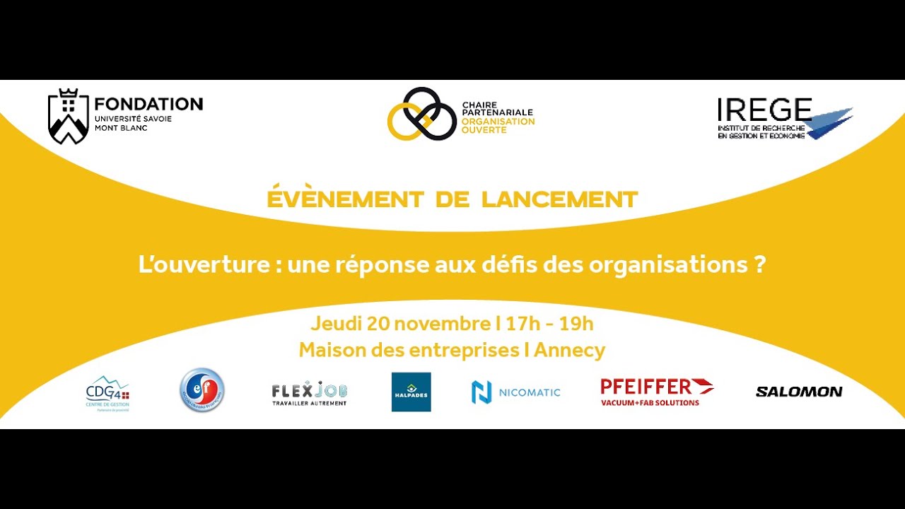 L'ouverture : une réponse aux défis des organisations ?