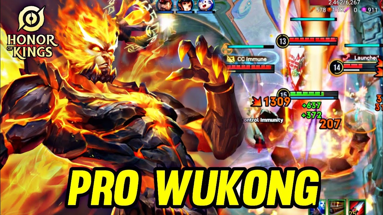 HOK : WUKONG GAMEPLAY | PRO WUKONG - HONOR OF KINGS