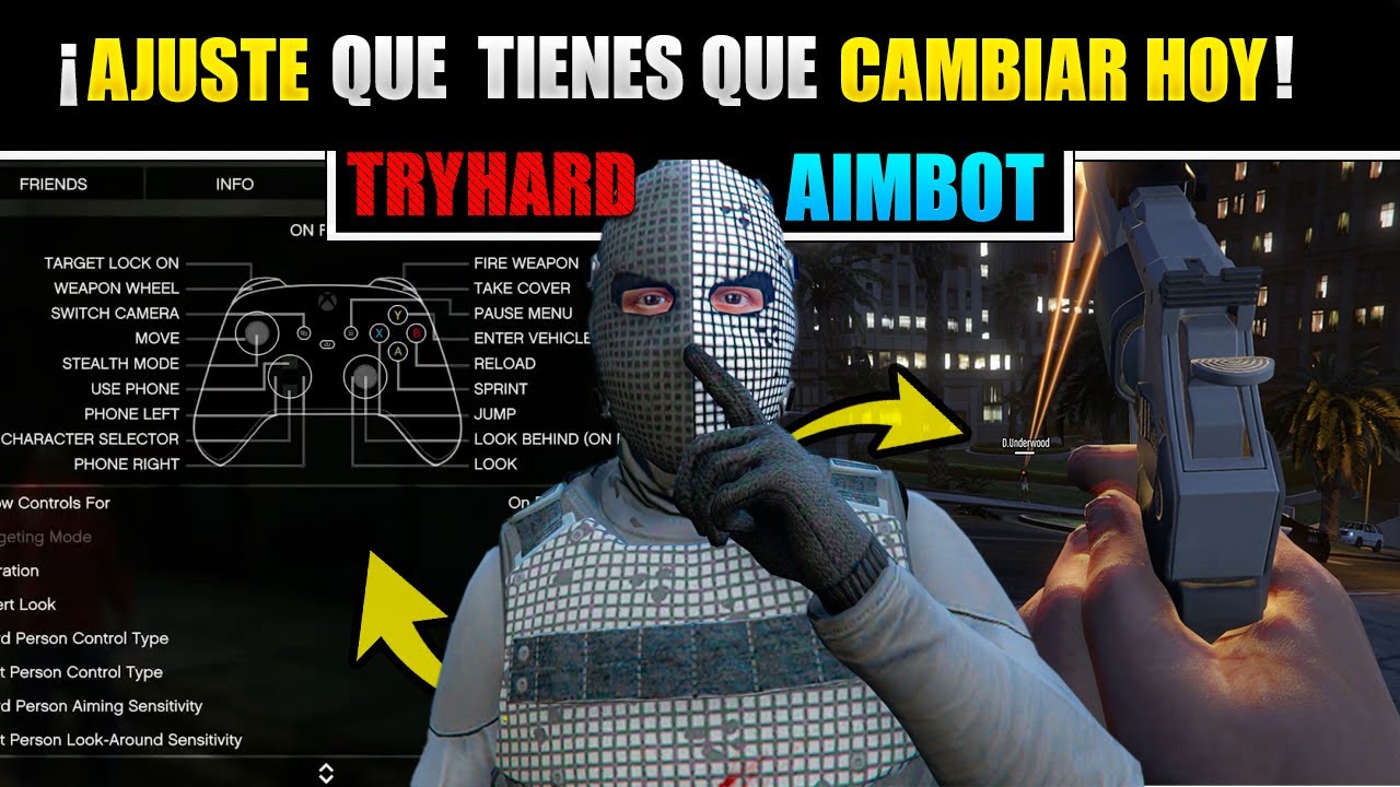 +20 AJUSTES de TRYHARD para GTA 5 Online que TIENES que CAMBIAR AHORA! + SECRETOS TRYHARD GTA Online