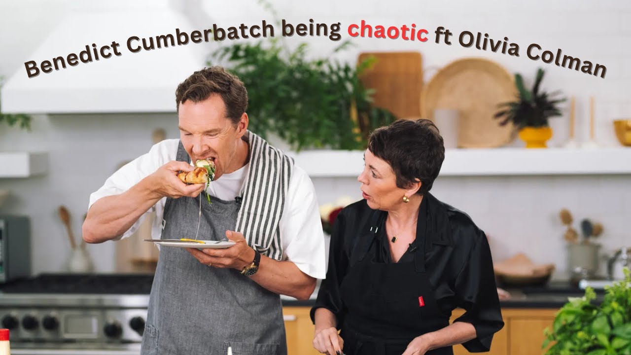Benedict Cumberbatch and Olivia Colman being Chaotic