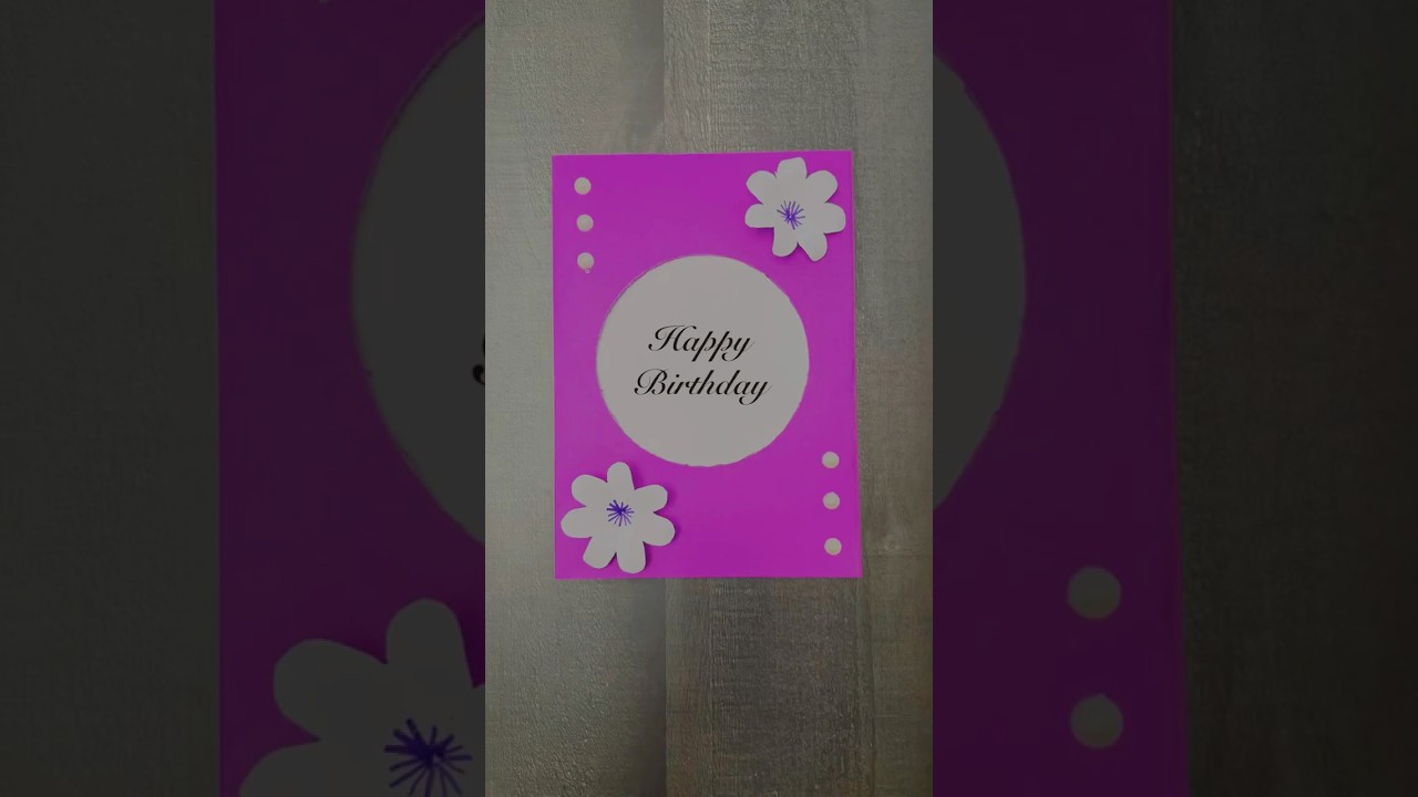 DIY Birthday greeting card | greeting card | Birthday craft 