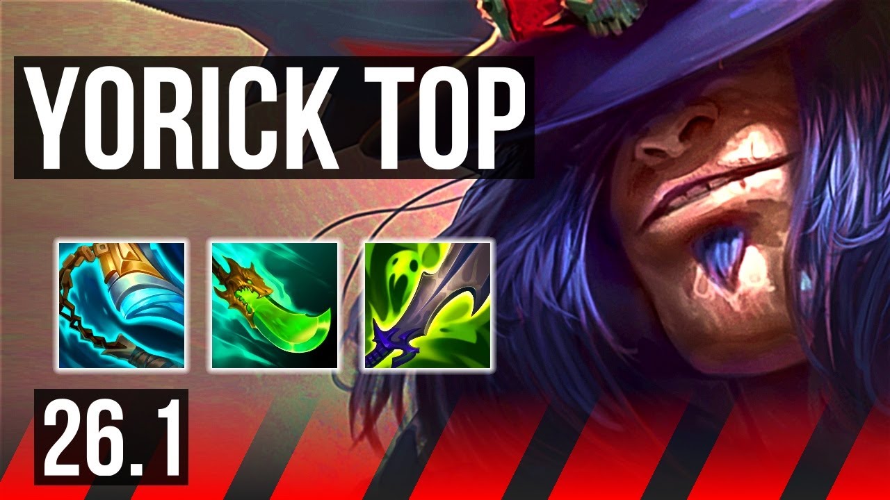 YORICK vs SION (TOP) | Phase Rush, 40K damage | EUW Grandmaster | 26.1