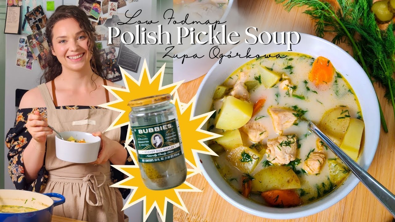 Polish Pickle Soup aka Zupa Ogórkowa | Low FODMAP & Gluten FREE | Grit and Groceries