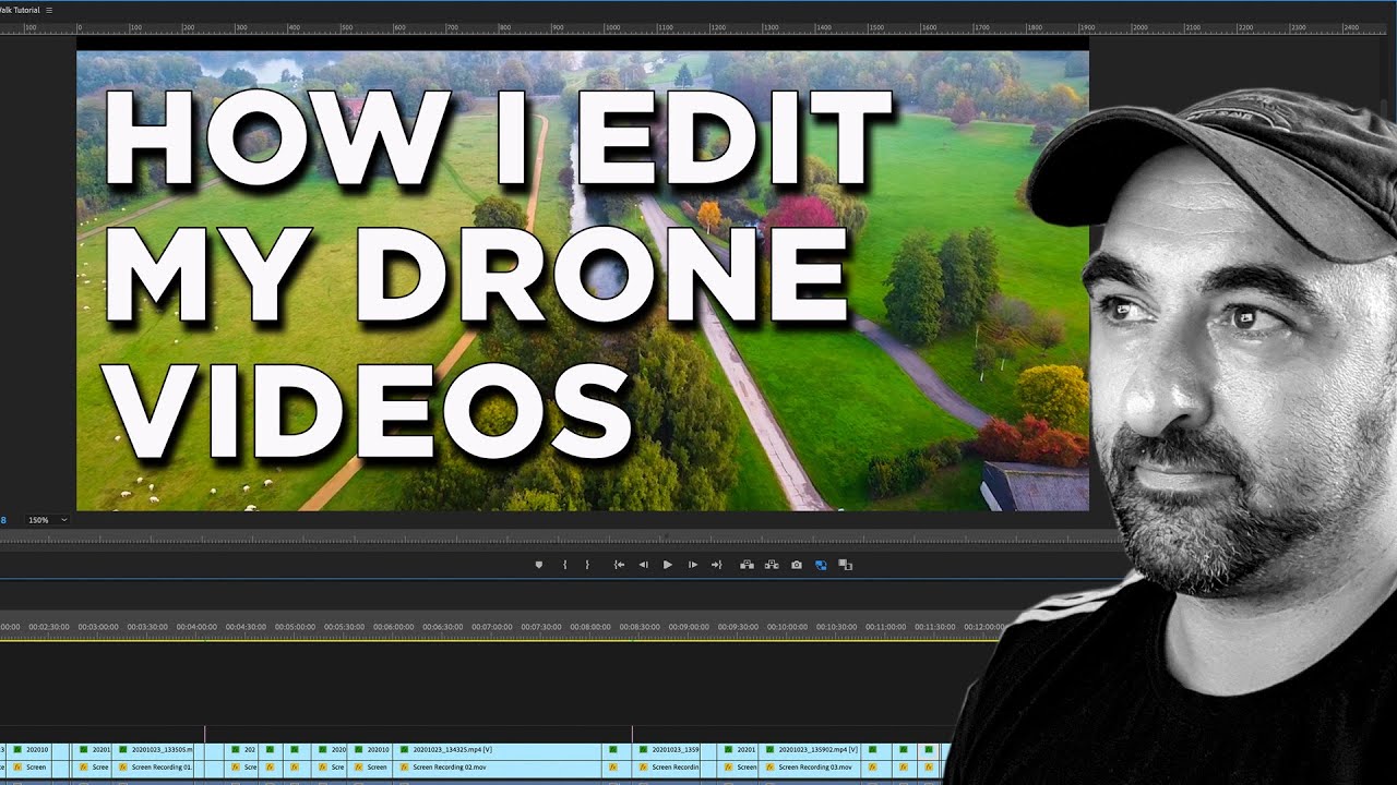 Editing Drone Video Footage from DJI Mavic Mini Using Premiere Pro