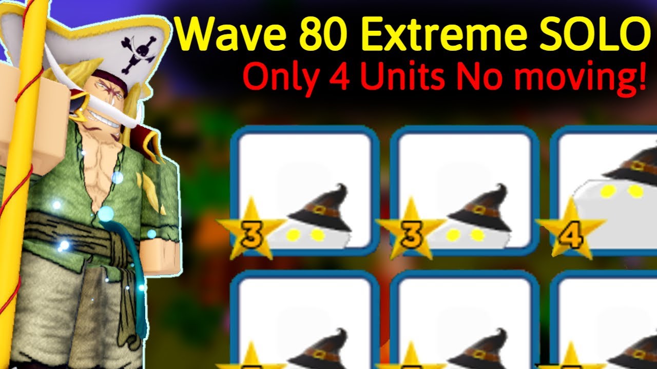 Wave 80 in Extreme Infinite | Lazy 4 Unit Gameplay | All Star Tower Defense