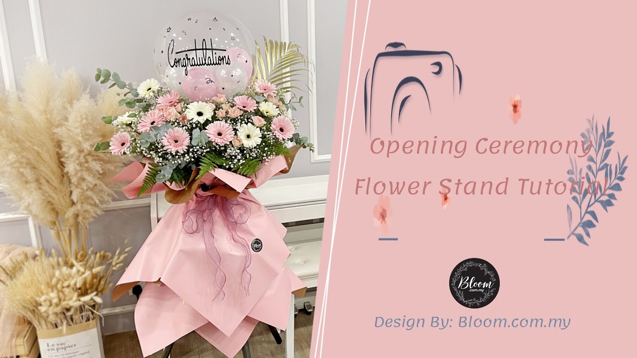 Opening Ceremony Flower Stand Tutorial || How to make a Opening Flower Stand || 开幕式花架教程