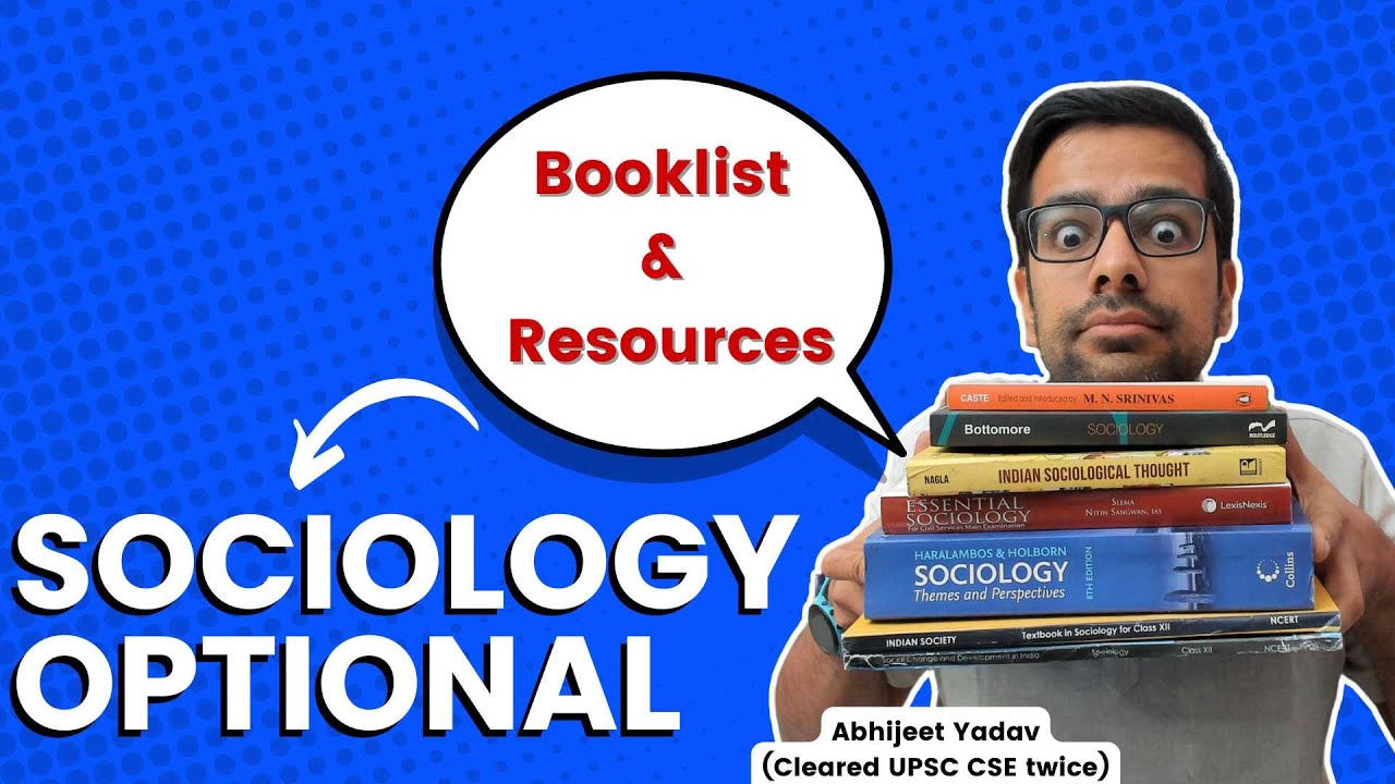 Booklist for Sociology Optional | Sociology Optional Books | UPSC optional