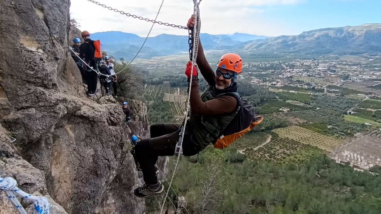 Ferrata la Falconera en Gandia