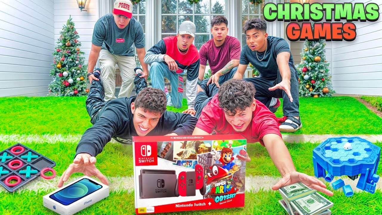LOS BOYZ ИГРАЮТ В САМЫЕ ВИРУСНЫЕ РОЖДЕСТВЕНСКИЕ ИГРЫ НА TIKTOKS!!