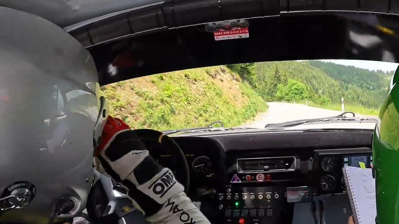 Rallye du Chablais 2022 ES10 Champéry inboard - C.Blanchard/J.Gassmann (Ford Escort mk2 Gr.4 VHC)