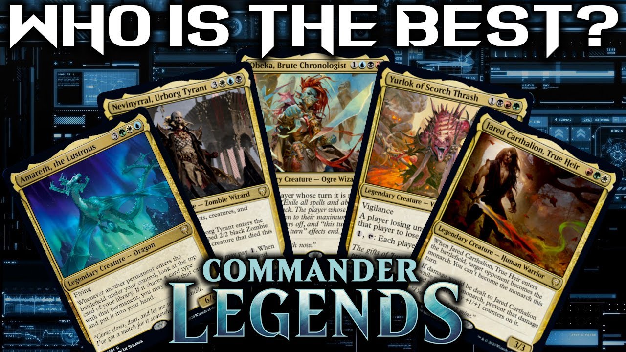 Ranking Every Commander Legends Solo Commander | Which Solo Legends are the Best?
