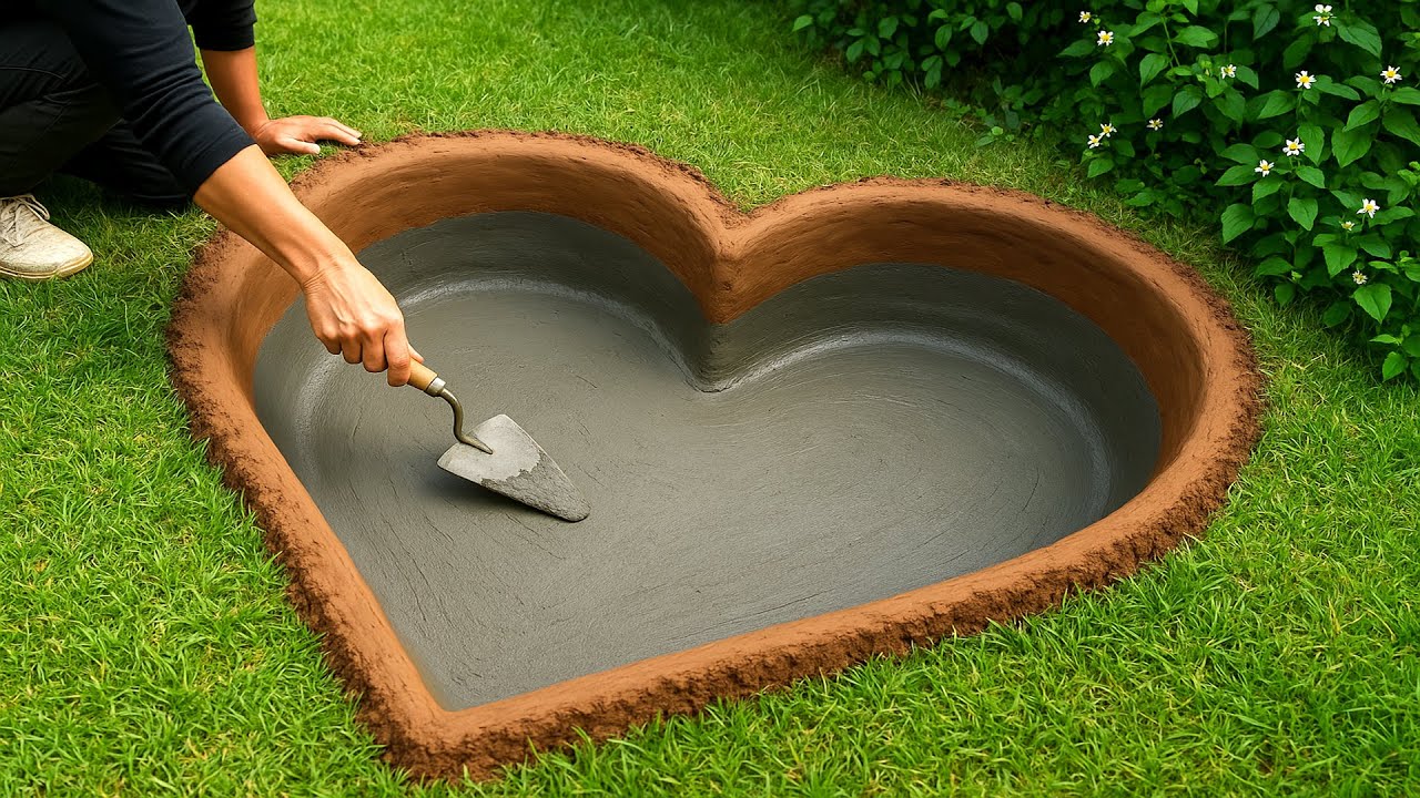 Landscape Ideas // Cement Craft Ideas Are BETTER Than Wood for Garden Decor