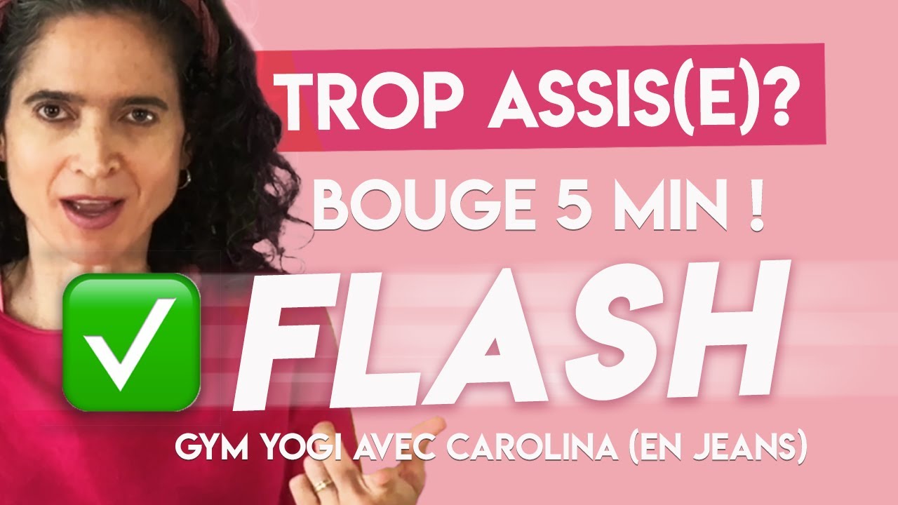 Fatigué(e) d'être assis(e) ? Bouge 5 minutes avec moi 😃