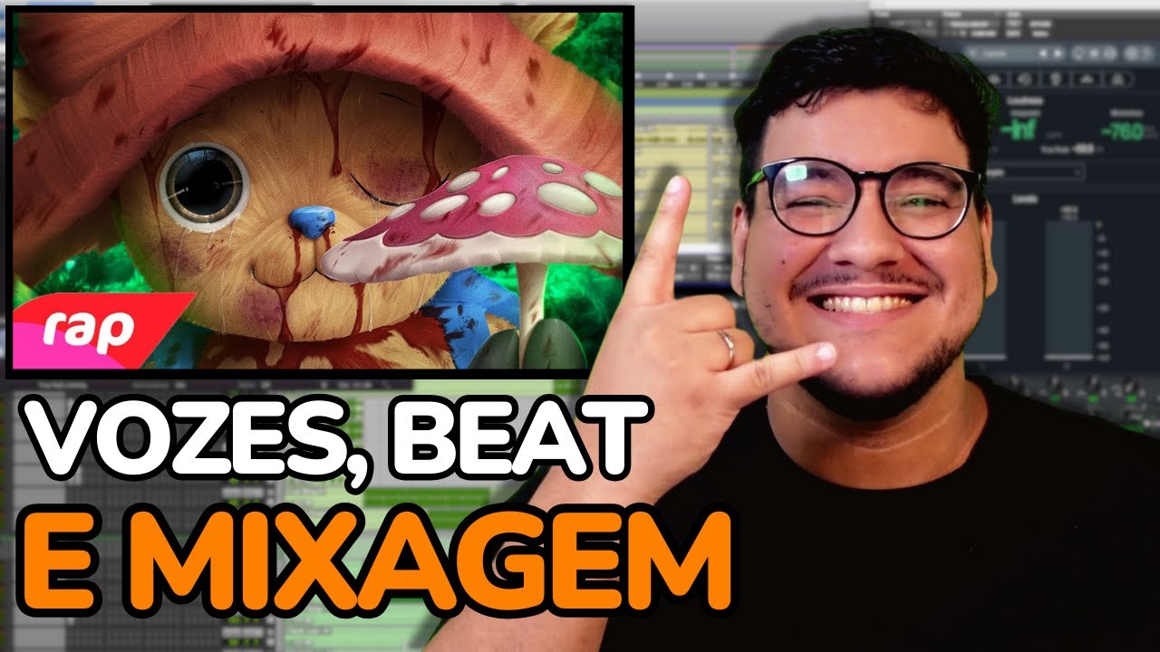 VOZES, MIX E BEAT | Rap do Chopper (One Piece) - SOU UM MONSTRO | NERD HITS 7 Minutoz
