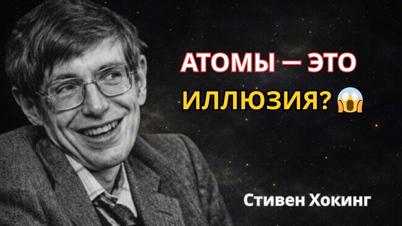 Атомов Не Существует? Шокирующая Правда Стивена Хокинга