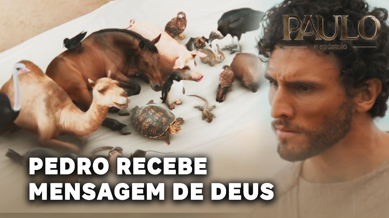 PAULO, O APOSTOLO: Pedro recebe mensagem de Deus sobre os animais