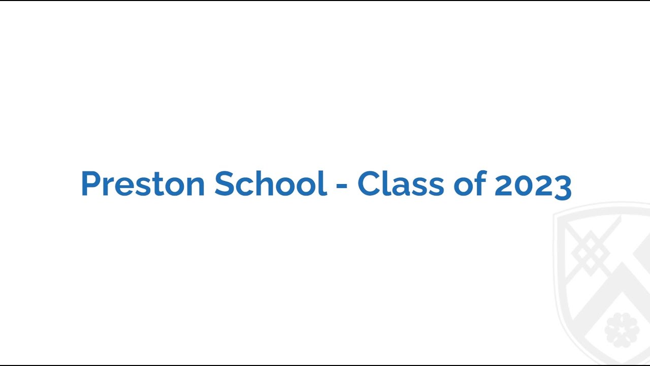 Preston School Class of 2023 - Year 11 Leavers Walk
