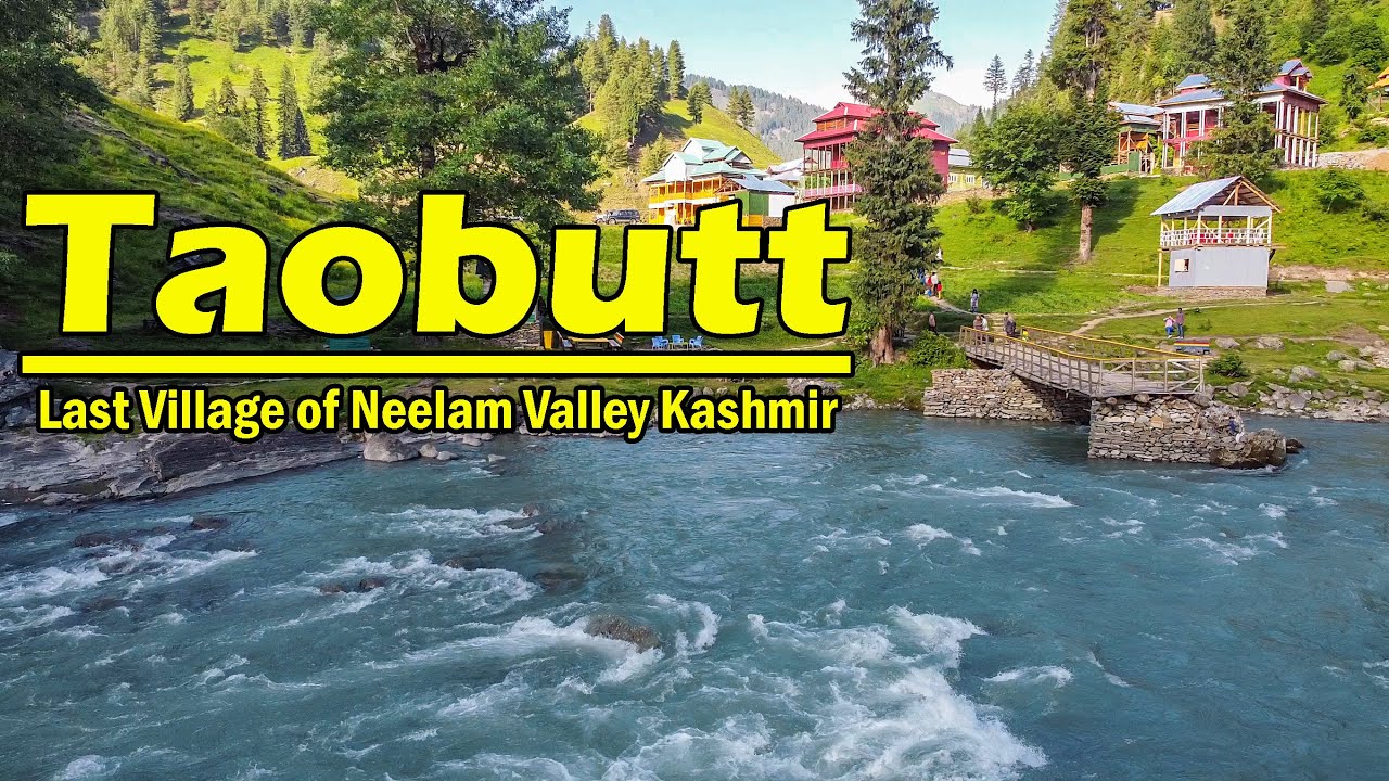 Taobutt Neelam Valley Kashmir Arial View | Drone 4K | Ahsan Arain