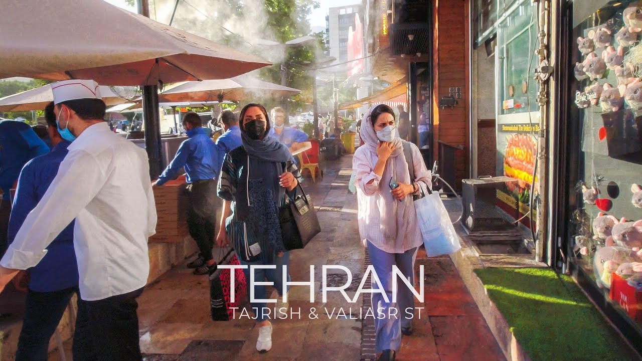 TEHRAN 2021 - POV Walk in Tajrish Bazaar & Valiasr St / تهران، تجریش