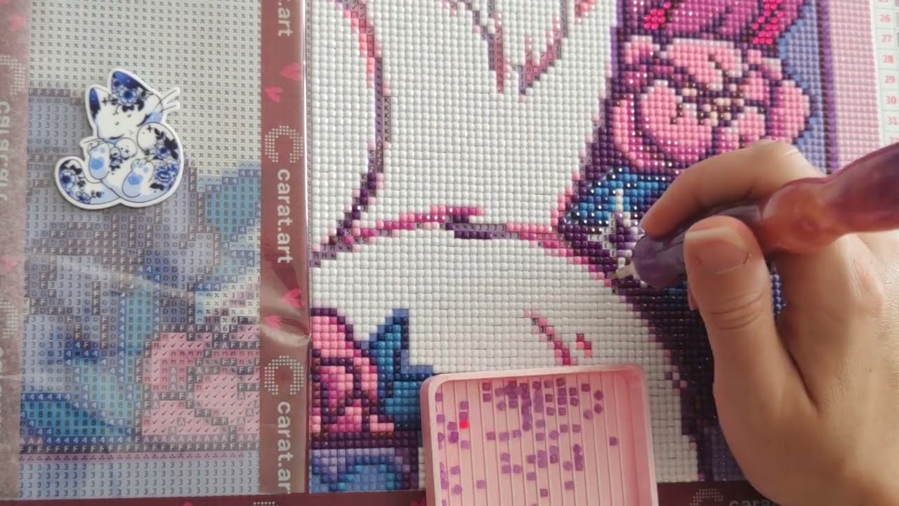 Diamond painting blabla - Tag Tournée du DP 7 #diamondpainting #blabla #tag @caratart3069