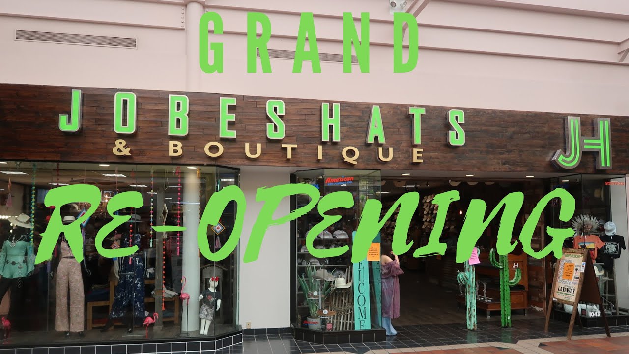 Jobes Hat Store is Open Again!