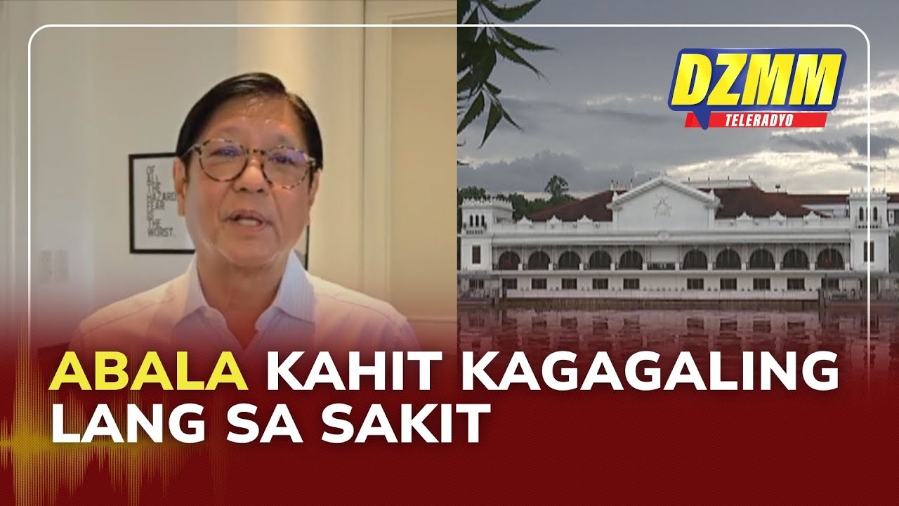Marcos to attend private meetings after being sick | DZMM Teleradyo (23 January 2026)