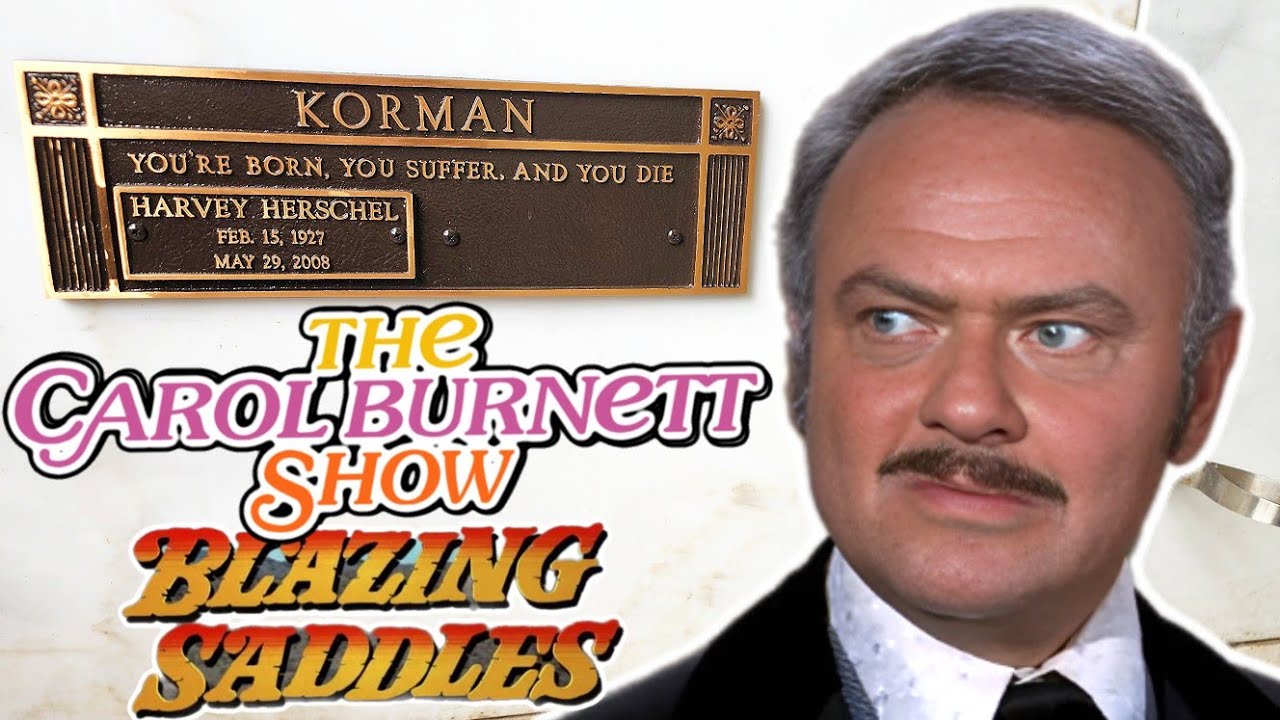 Grave of HARVEY KORMAN & Why CAROL BURNETTE Fired Him