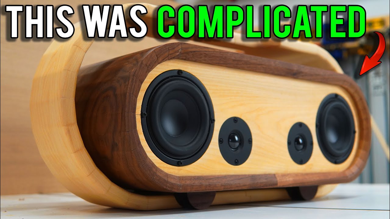 Bending wood to make a Portable Bluetooth Speaker 🔊