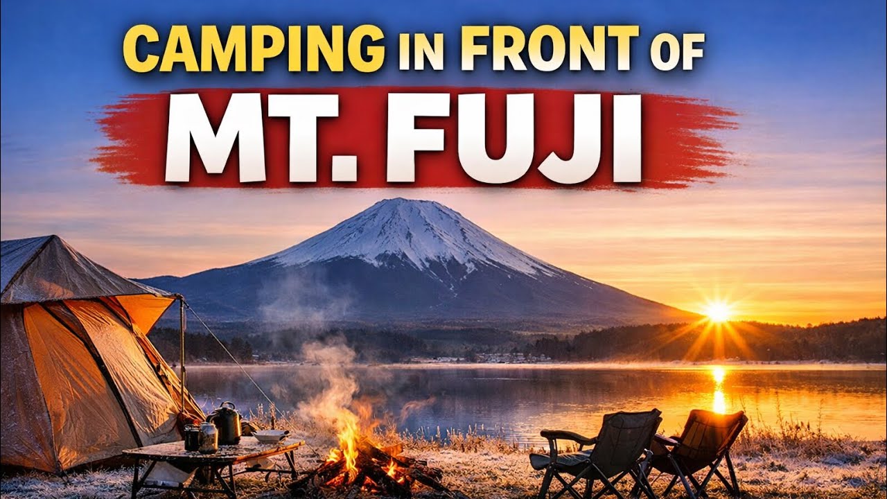 Winter Camping at Mt. Fuji | Japan Travel Vlog 🗻♥️ New year special 🫢 Late Uploaded 🤦‍♀️ 